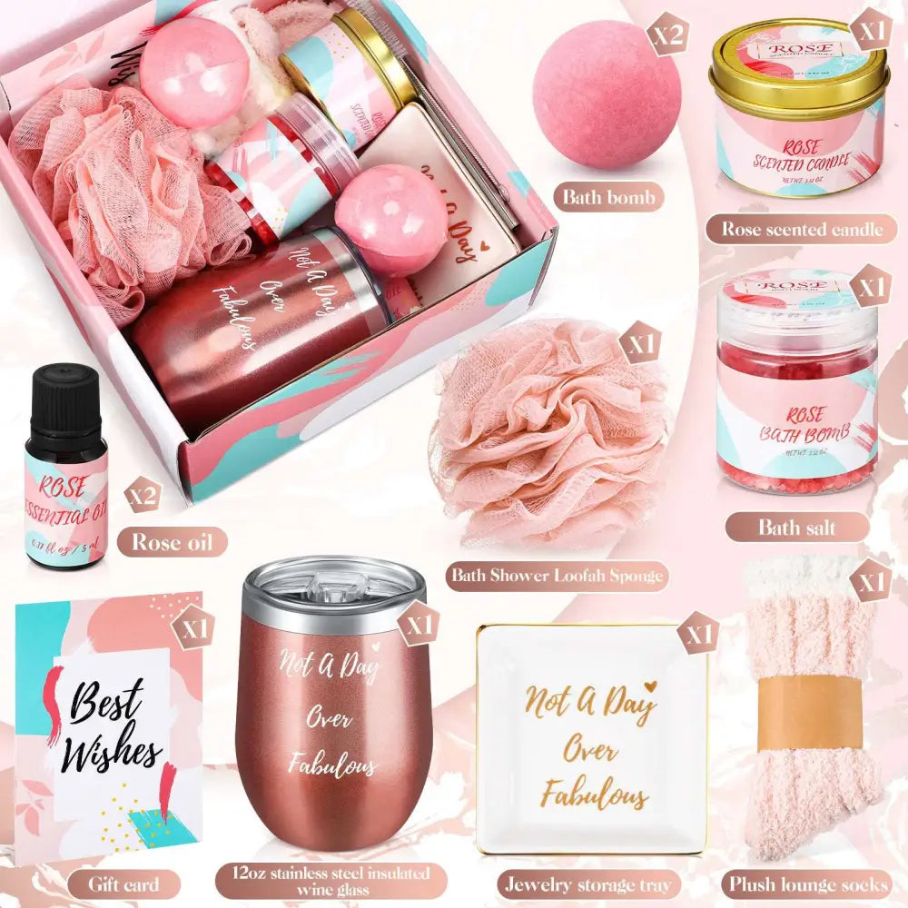 Fabulous Tumbler and Bath Salt Gift Set