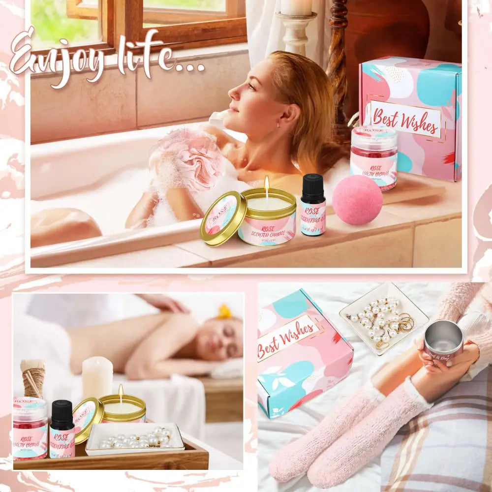 Fabulous Tumbler and Bath Salt Gift Set
