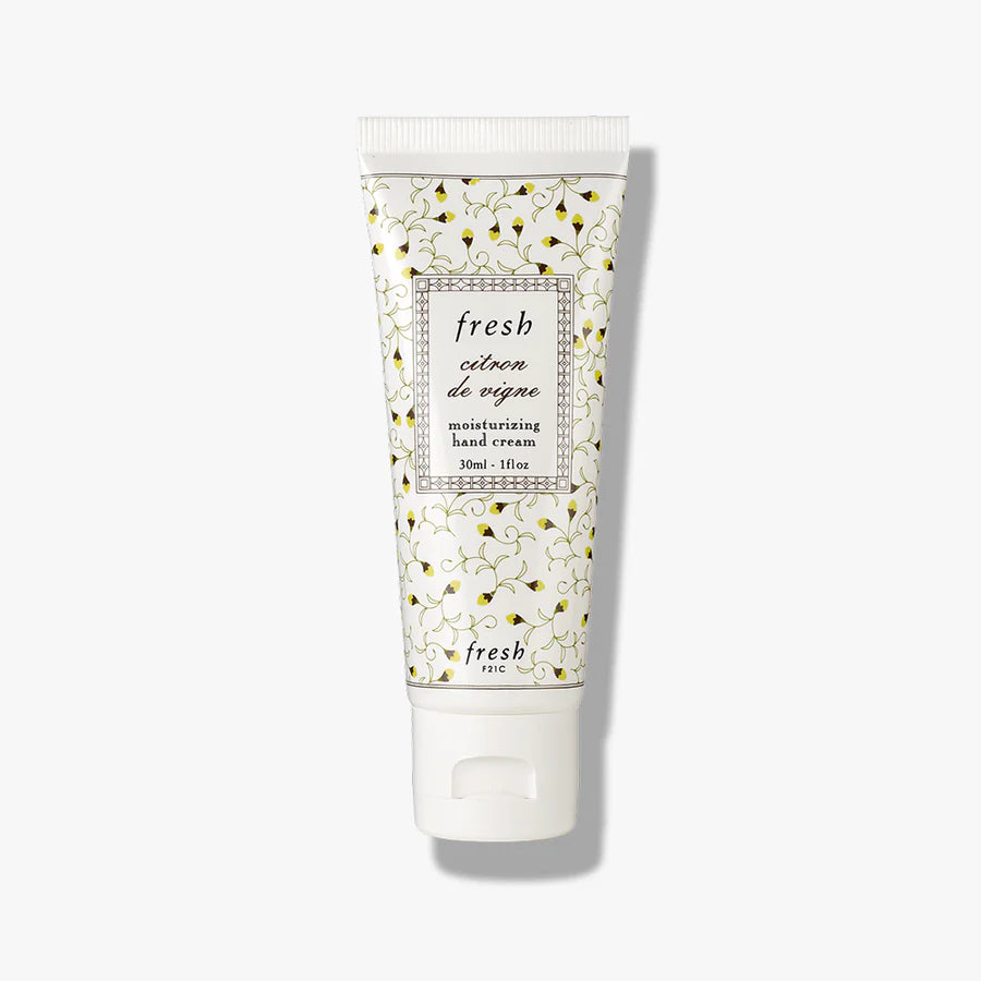Fresh citron de vigne moisturizing hand cream tube with flip-top cap