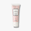 Fresh honeysuckle hand cream tube, white cap and pink floral label