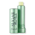 Freshening lip treatment tube, mint green with cylindrical cap