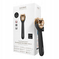Gray microneedle face roller with gold head, 9-in-1