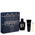 Givenchy Gentleman Society EDP gift set trio with blue gold box and three bottles
