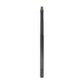 Small concealer brush with black handle and light beige bristles