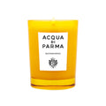 Acqua di Parma Buongiorno scented candle in amber glass, lit with label