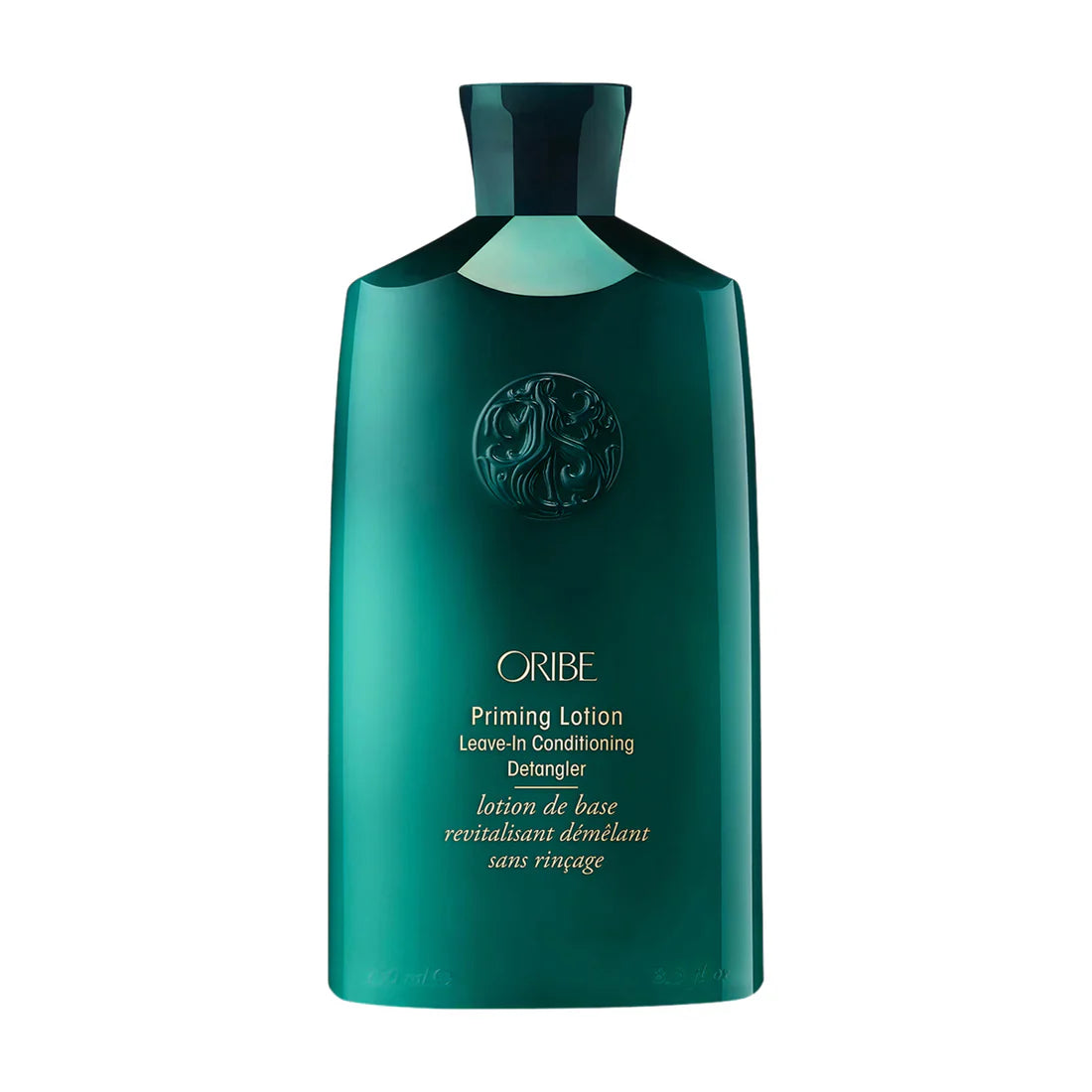 Oribe Priming Lotion leave-in conditioning detangler bottle, teal