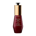 Oribe Power Drops booster bottle with gold pump and burgundy label, 1 oz
