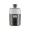 GUCCI Guilty Pour Homme men’s eau de toilette bottle, clear glass with dark label