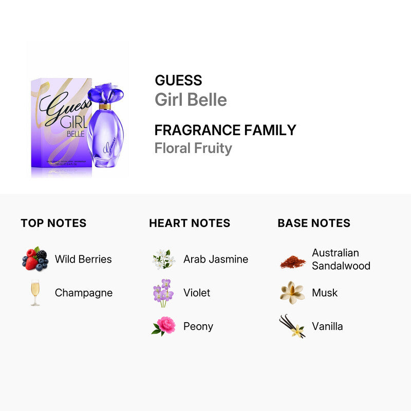 Guess Girl Belle Eau de Toilette for Women (3.4oz)