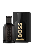 Hugo Boss BOSS parfum: black bottle with gold label and matching box