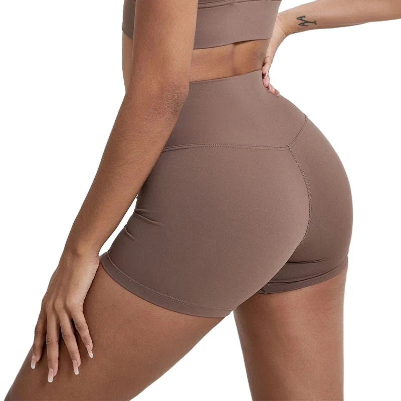 High Waist Compression Shorts | Butt-Lifting Yoga and Fitness Leggings