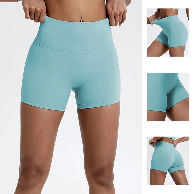 High Waist Compression Shorts | Butt-Lifting Yoga and Fitness Leggings