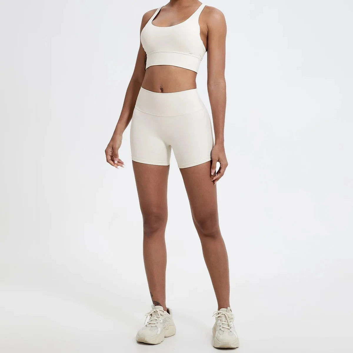 High Waist Compression Shorts | Butt-Lifting Yoga and Fitness Leggings