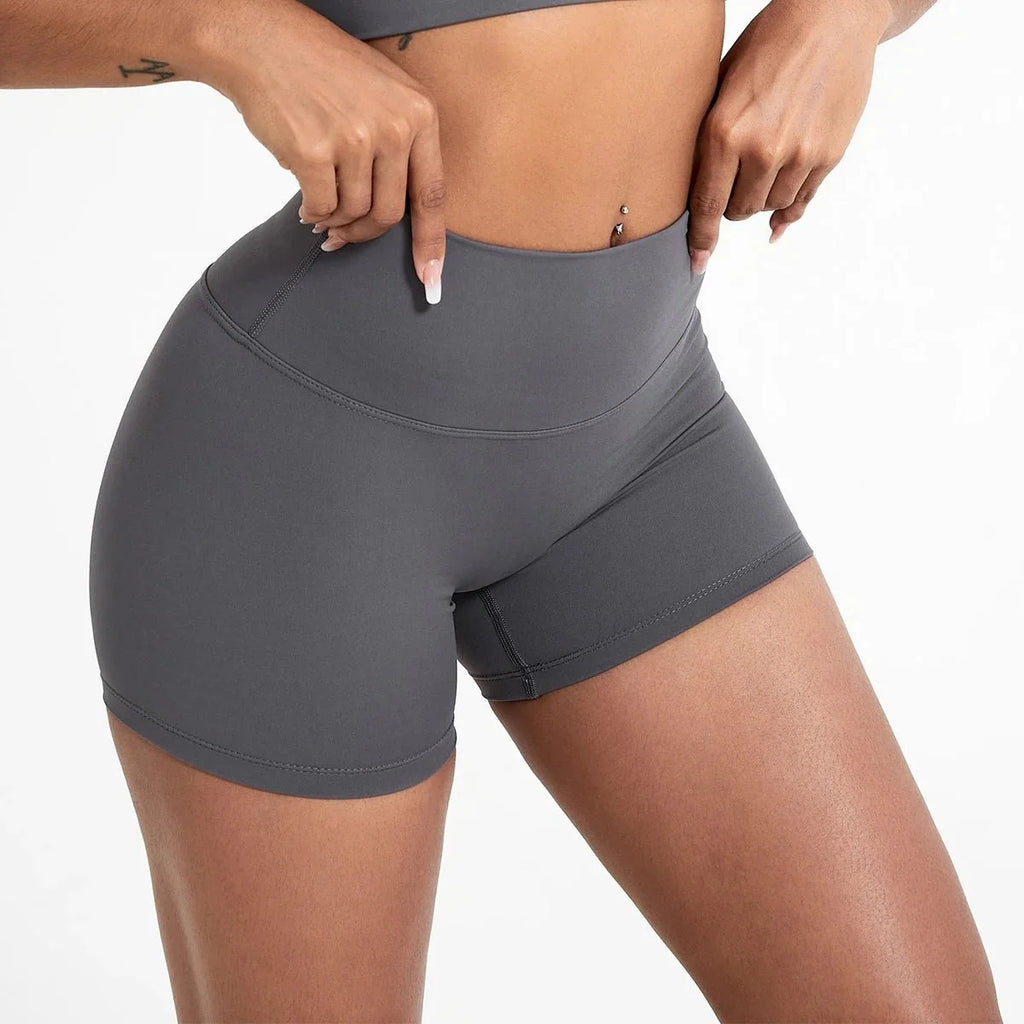 High Waist Compression Shorts | Butt-Lifting Yoga and Fitness Leggings