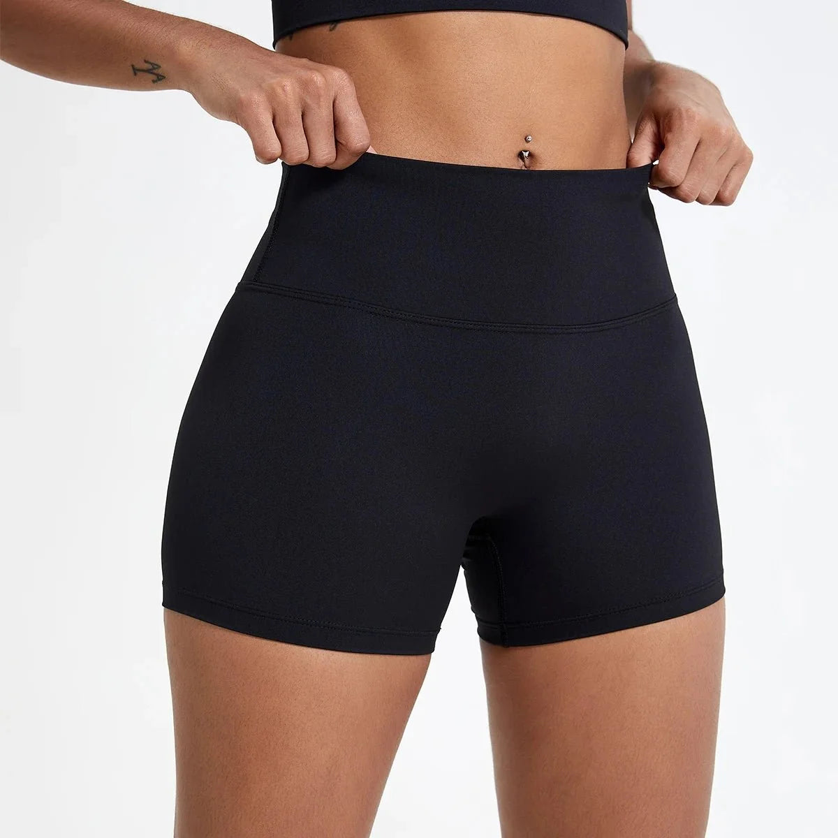 High Waist Compression Shorts | Butt-Lifting Yoga and Fitness Leggings