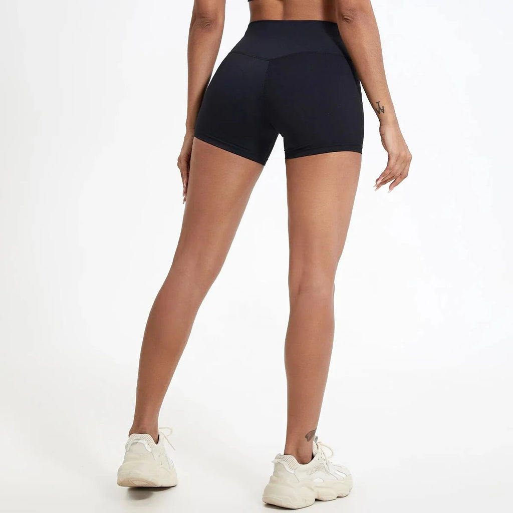 High Waist Compression Shorts | Butt-Lifting Yoga and Fitness Leggings