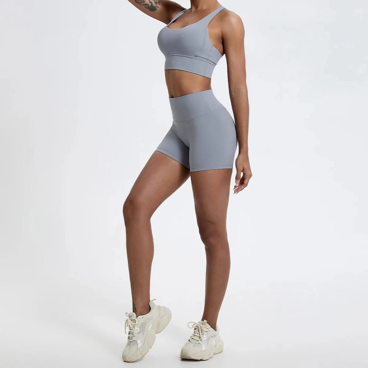 High Waist Compression Shorts | Butt-Lifting Yoga and Fitness Leggings