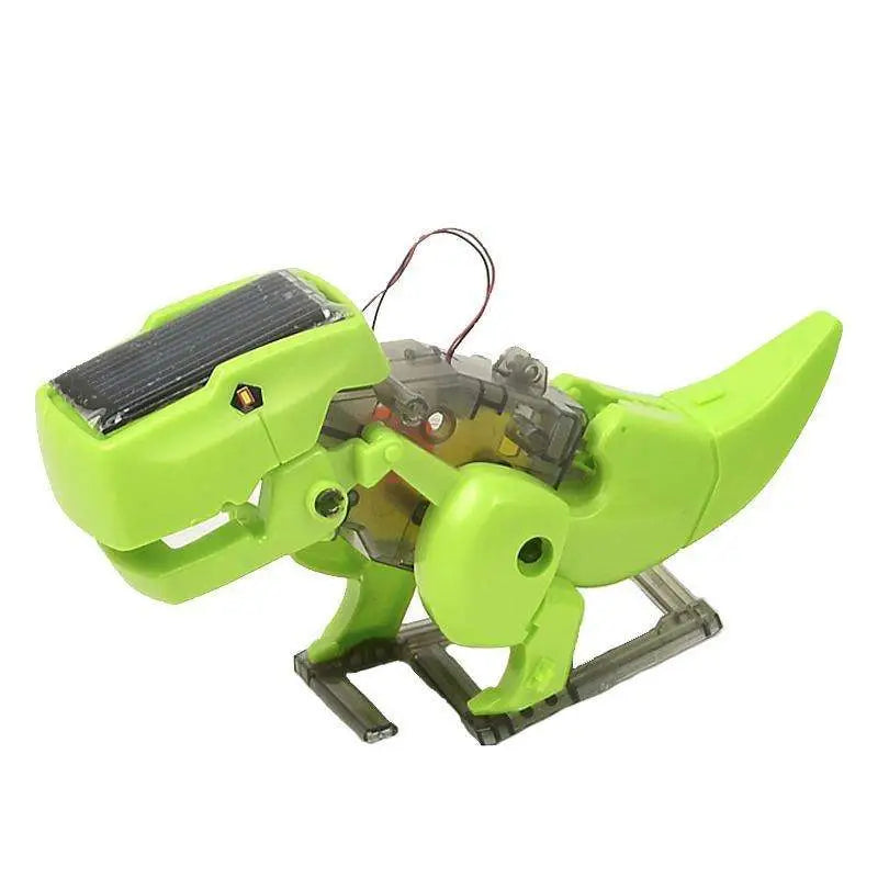 High Tech DIY 4in1 Solar Powered DinoRobot