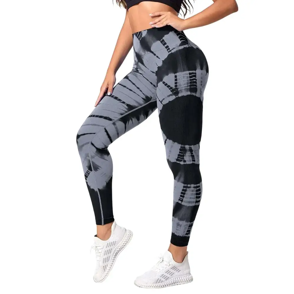 High Waist Tie Dye Yoga Pants