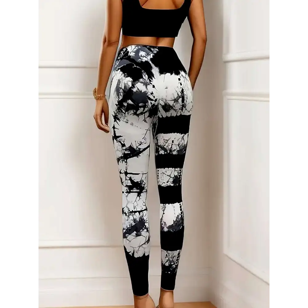 High Waist Tie Dye Yoga Pants