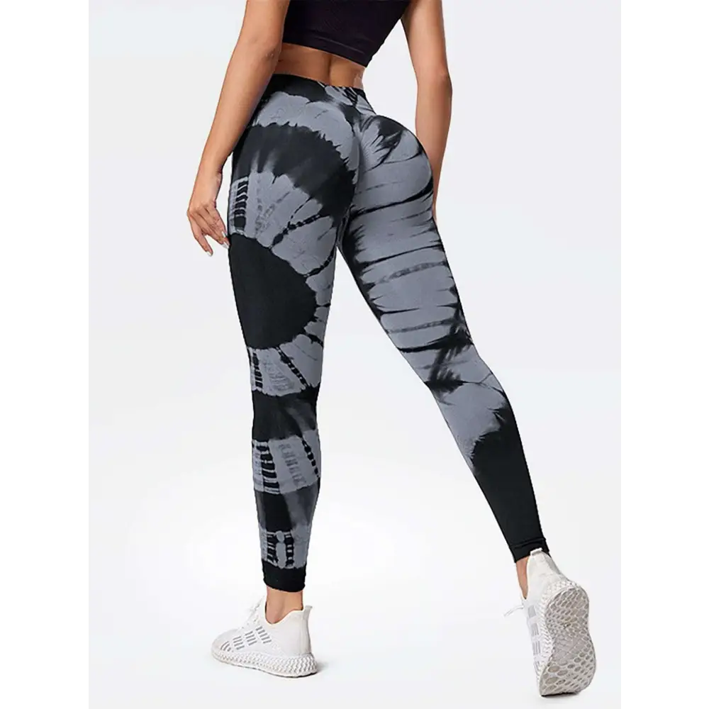 High Waist Tie Dye Yoga Pants