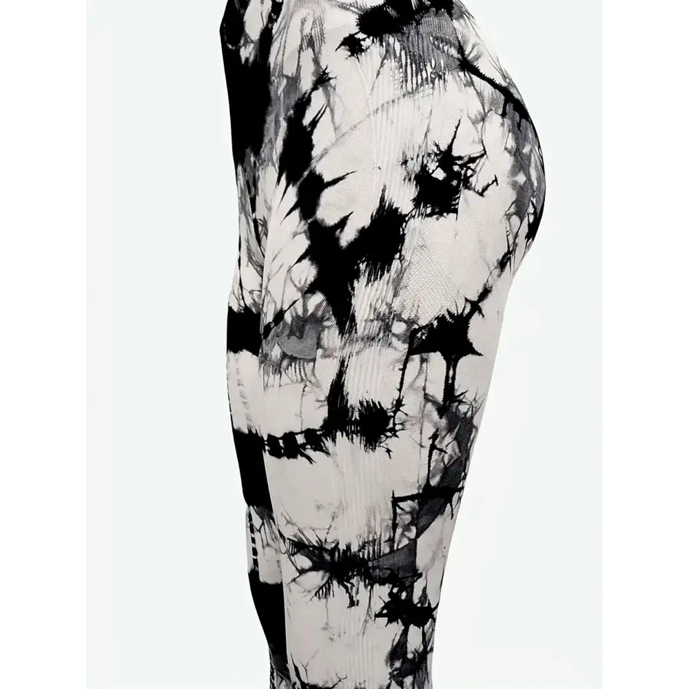 High Waist Tie Dye Yoga Pants