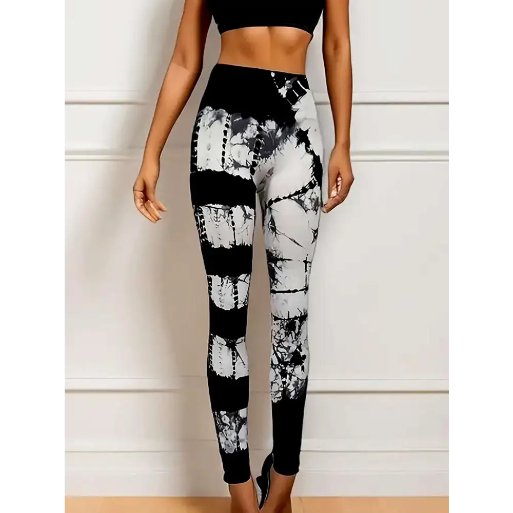 High Waist Tie Dye Yoga Pants