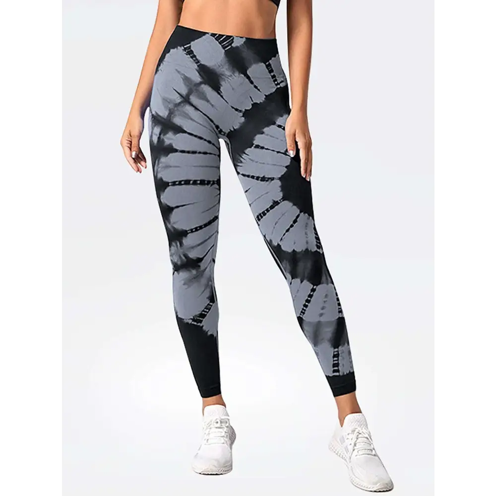 High Waist Tie Dye Yoga Pants