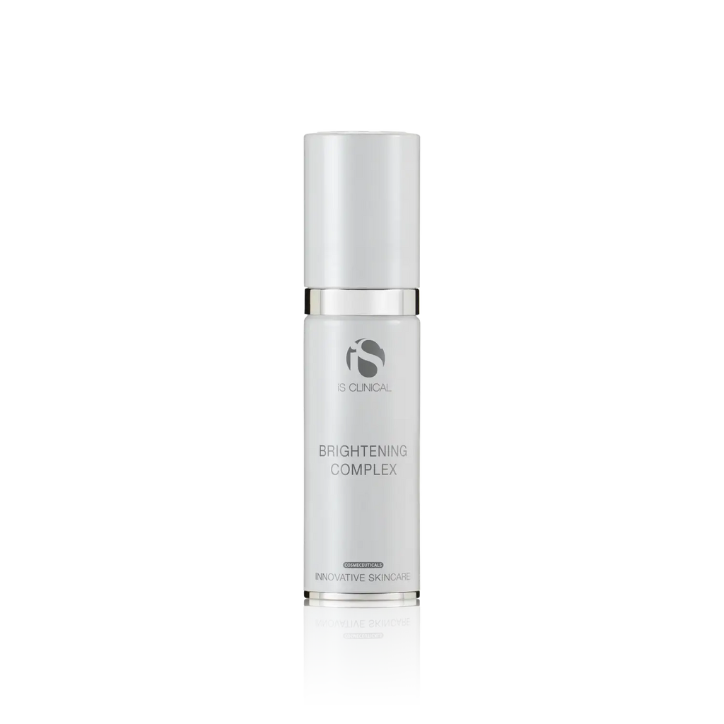 iS Clinical Brightening Complex 1 oz bottle, white pump dispenser