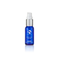 iS Clinical Hydra-Cool Serum bottle with white pump and blue glass container