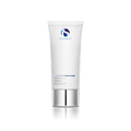 iS Clinical Warming Honey Cleanser tube, white with silver base and blue logo
