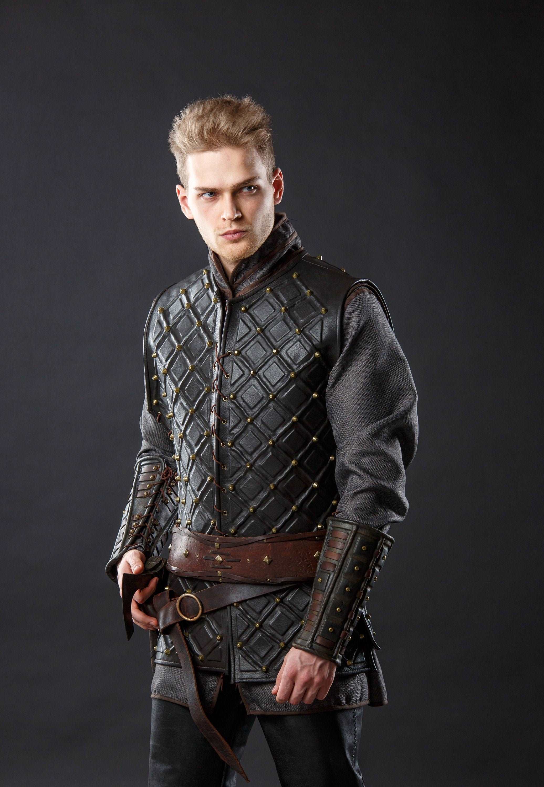 Bjorn leather wide belt