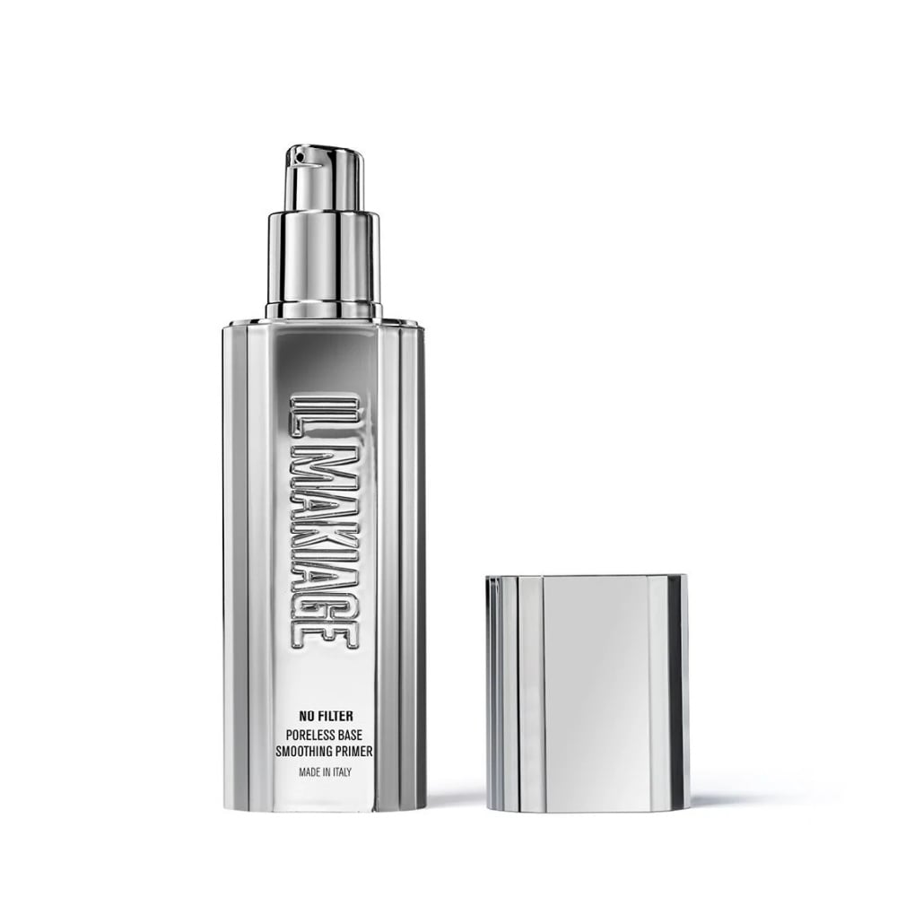 IL Makiage No Filter primer pump bottle with silver cap