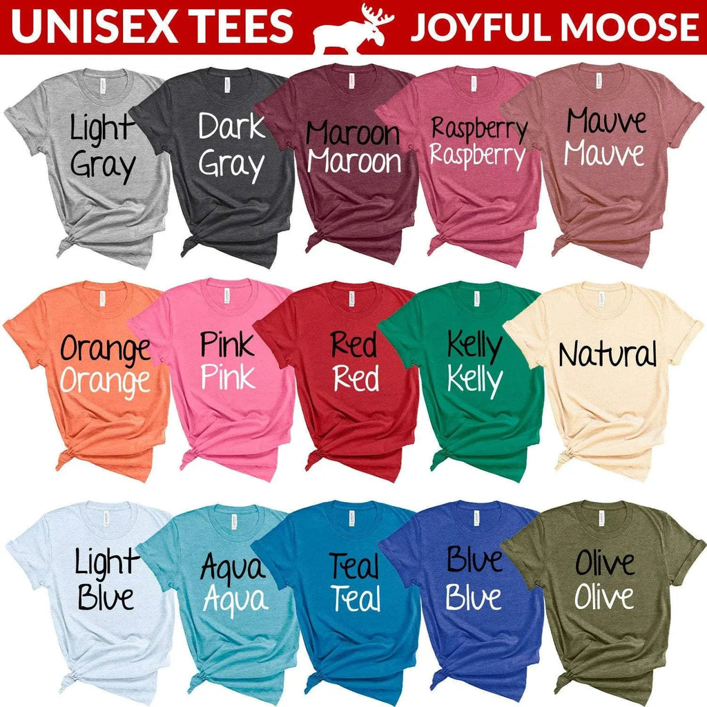 Unisex graphic T-shirts in multiple colors, featuring vintage car and 'I'm a classic' text