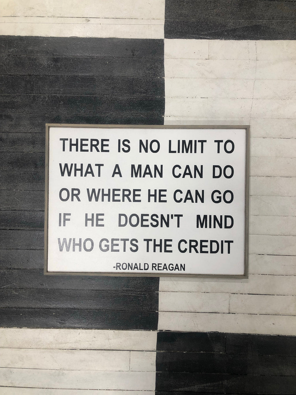 Ronald Reagan There is no wall hanging Home Decor wood sign