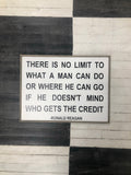 Ronald Reagan There is no wall hanging Home Decor wood sign