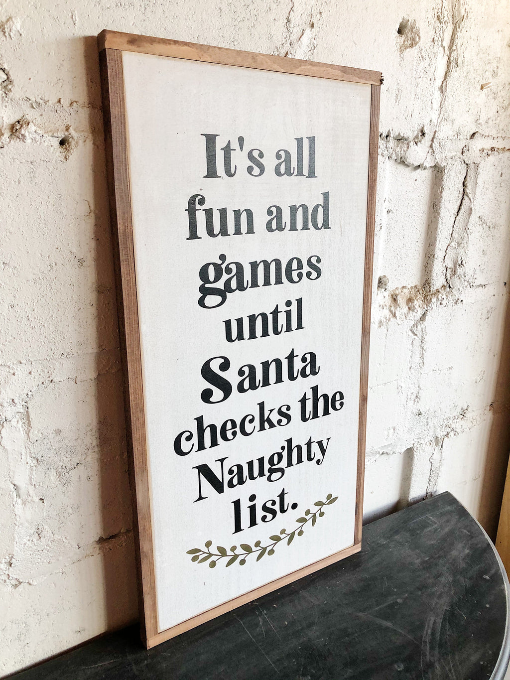 It’s all fun and games until Santa checks the naughty list