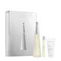 Issey Miyake L'eau d'Issey EDT trio gift set with box, spray, roller, and lotion