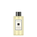 Jo Malone body and hand wash bottle with black cap, clear yellow liquid