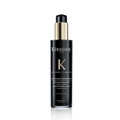 Kerastase Chronologiste heat protectant bottle, black with gold cap