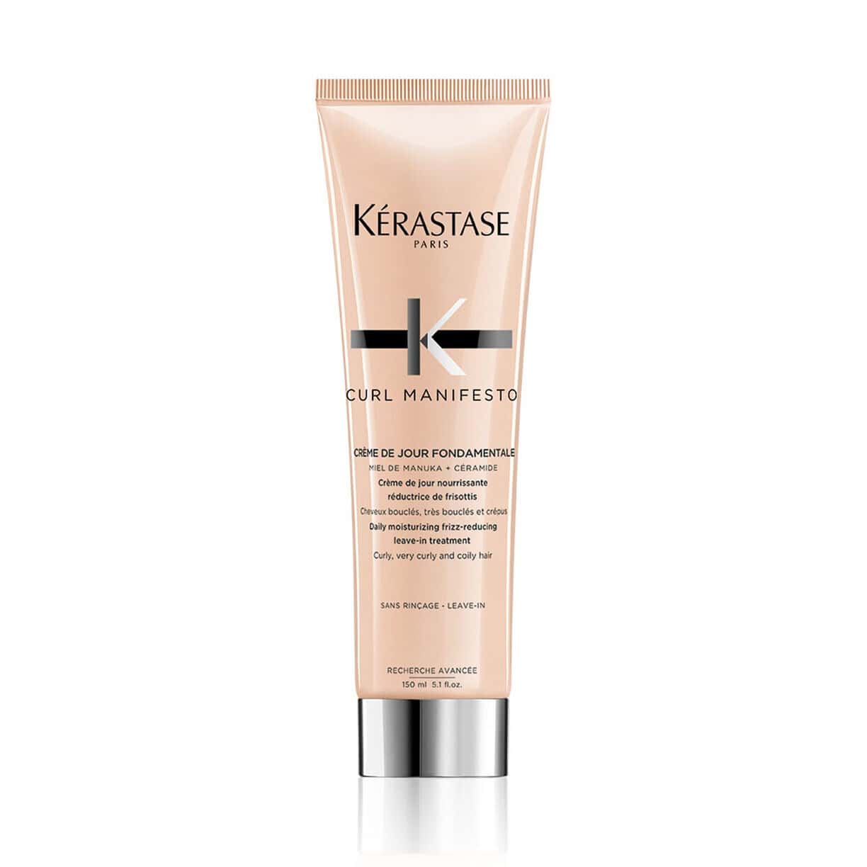 Kerastase Curl Manifesto hair cream tube, light beige cream