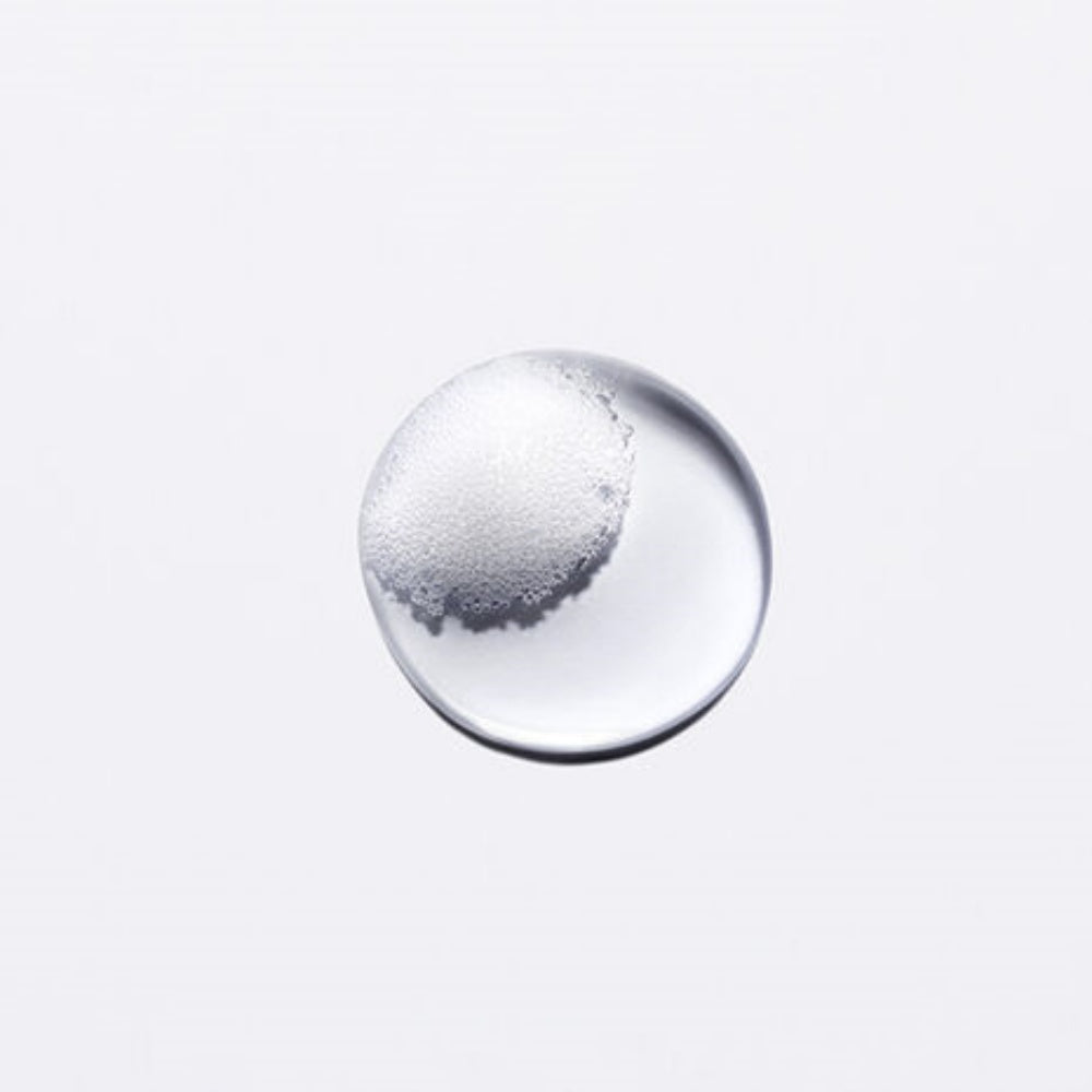 Shampoo lather bubble, round clear foam on a light background