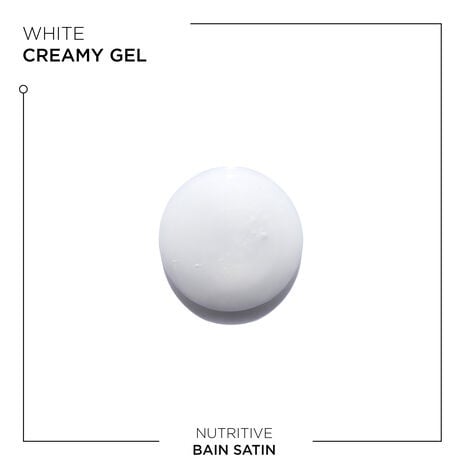 White creamy gel texture
