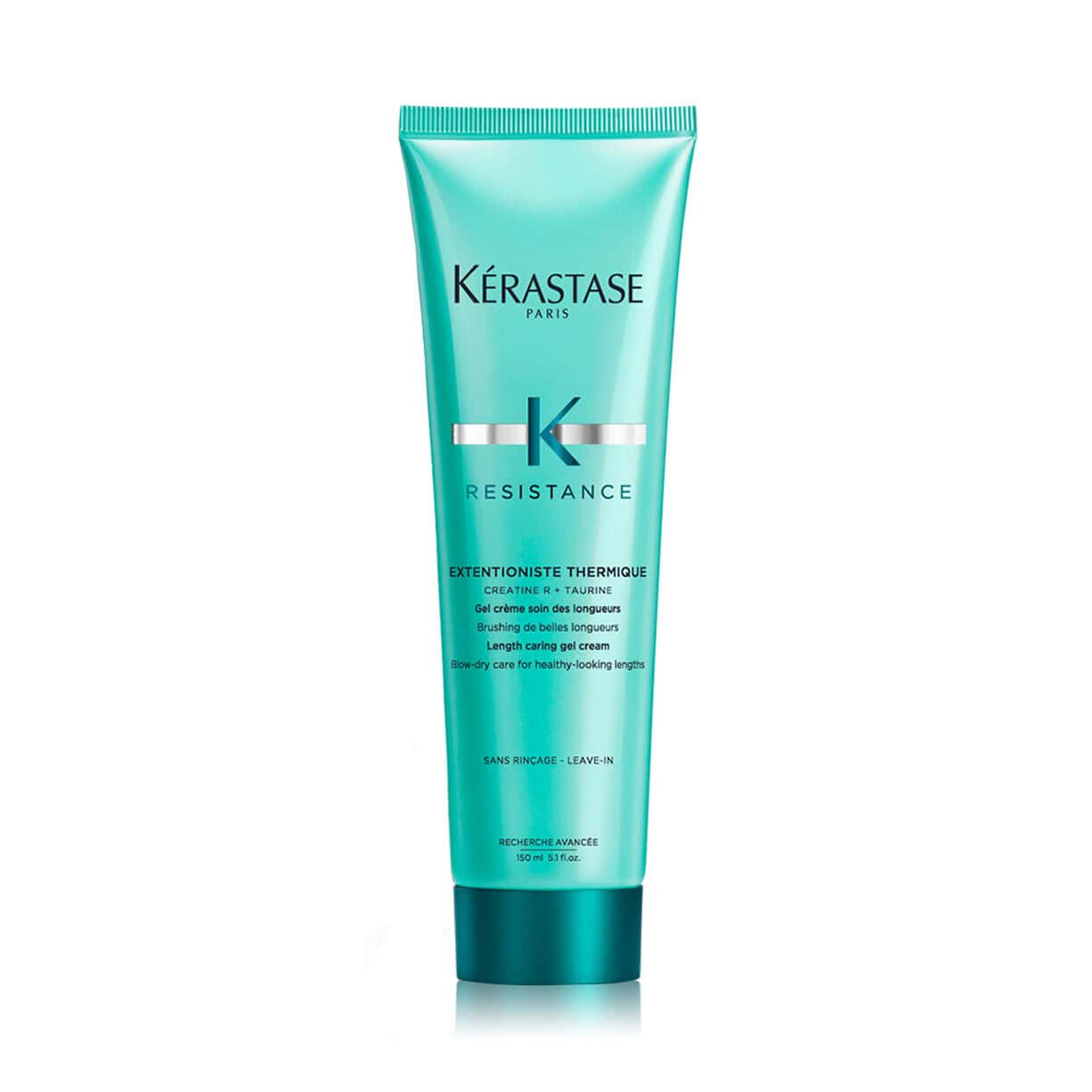 Kérastase Extentioniste Thermique heat protectant cream tube, turquoise, 5.1 oz