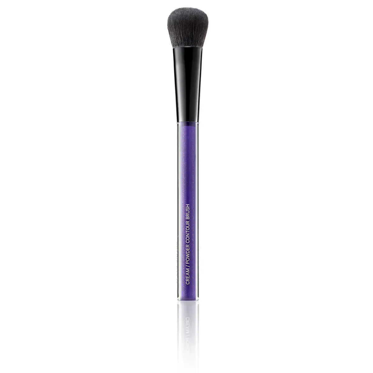 Kevyn Aucoin contour makeup brush with black bristles and purple handle accent