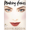 Softcover makeup book with model face, bold title and Kevyn Aucoin branding