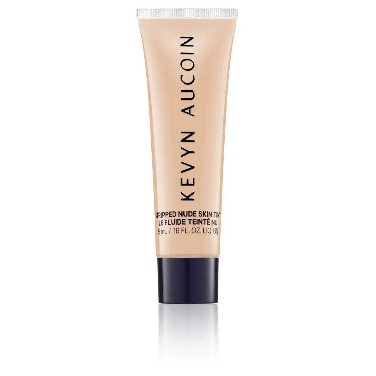 Skin tint tube in light nude beige, tapered cap, 5 mL