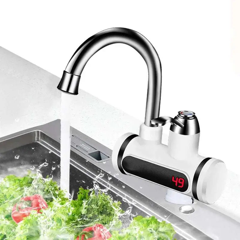 Kitchen Electric Water Heater with Digital Display