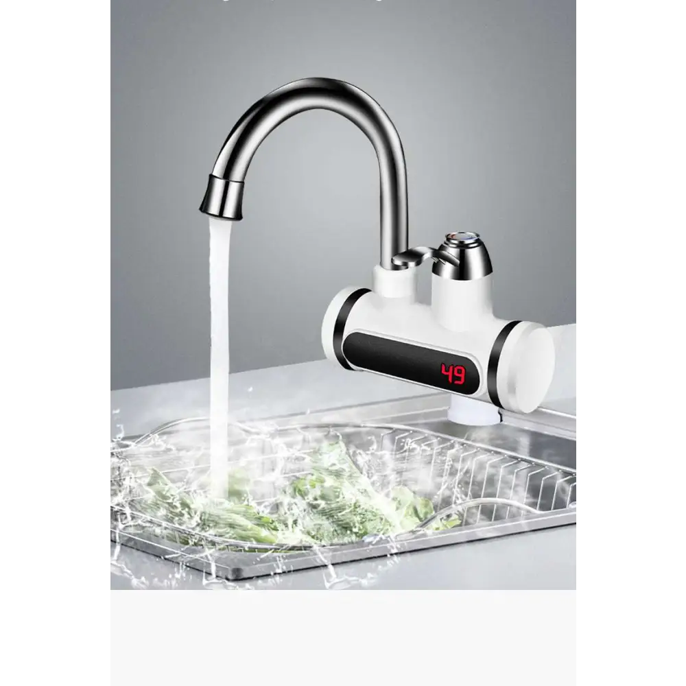 Kitchen Electric Water Heater with Digital Display