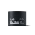 Lab Series anti-age cream jar, matte black with white label